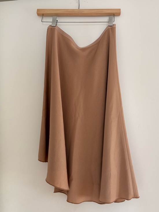 Club Monaco Dresses & Skirts - Club Monaco Asymmetrical Skirt in Camel Brown / Gold